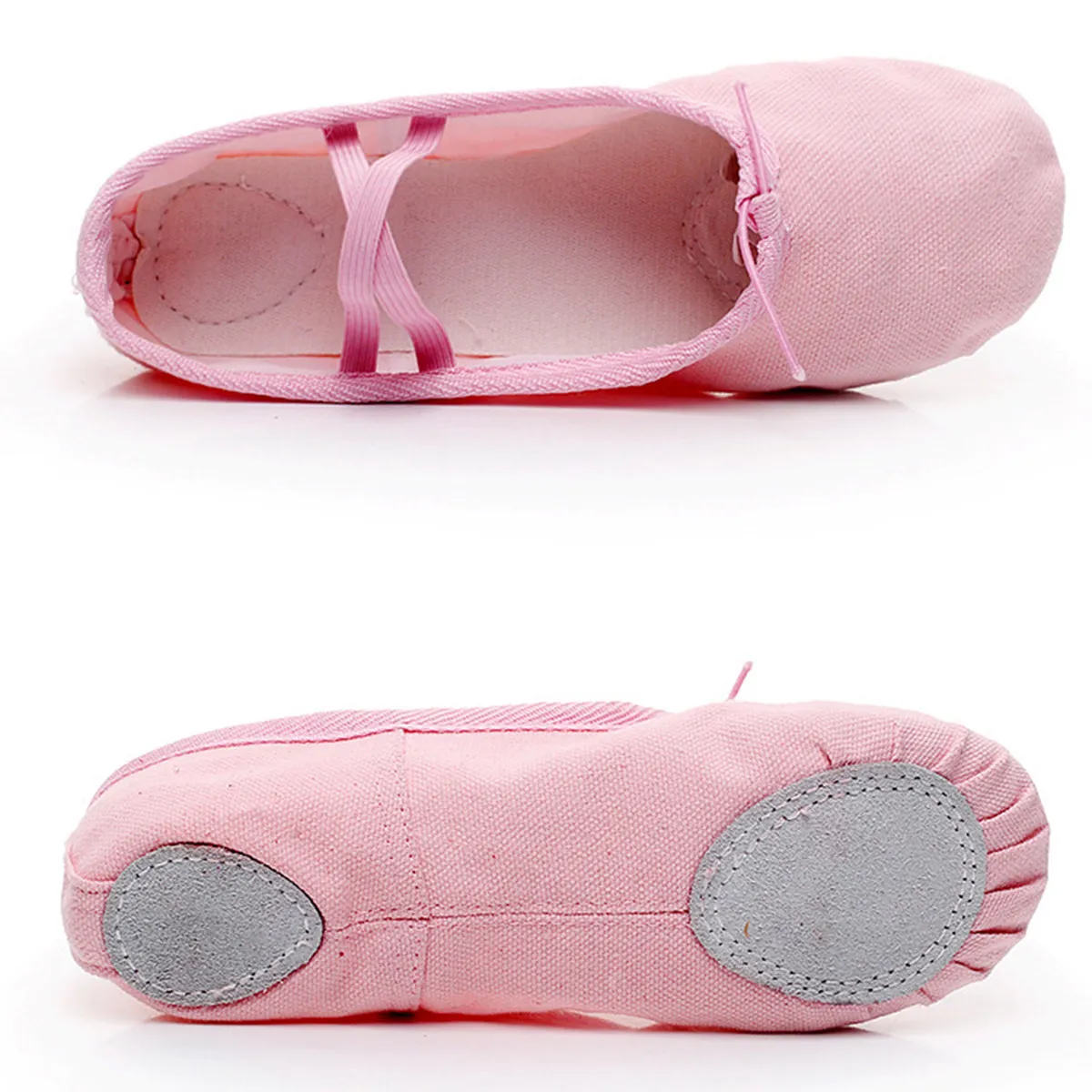 1 Pair Lightweight Yoga Ballet Dance Breathable Anti-Slip Elastic Cord Comfortable For Long Wear Suitable For Modern Jazz Folk