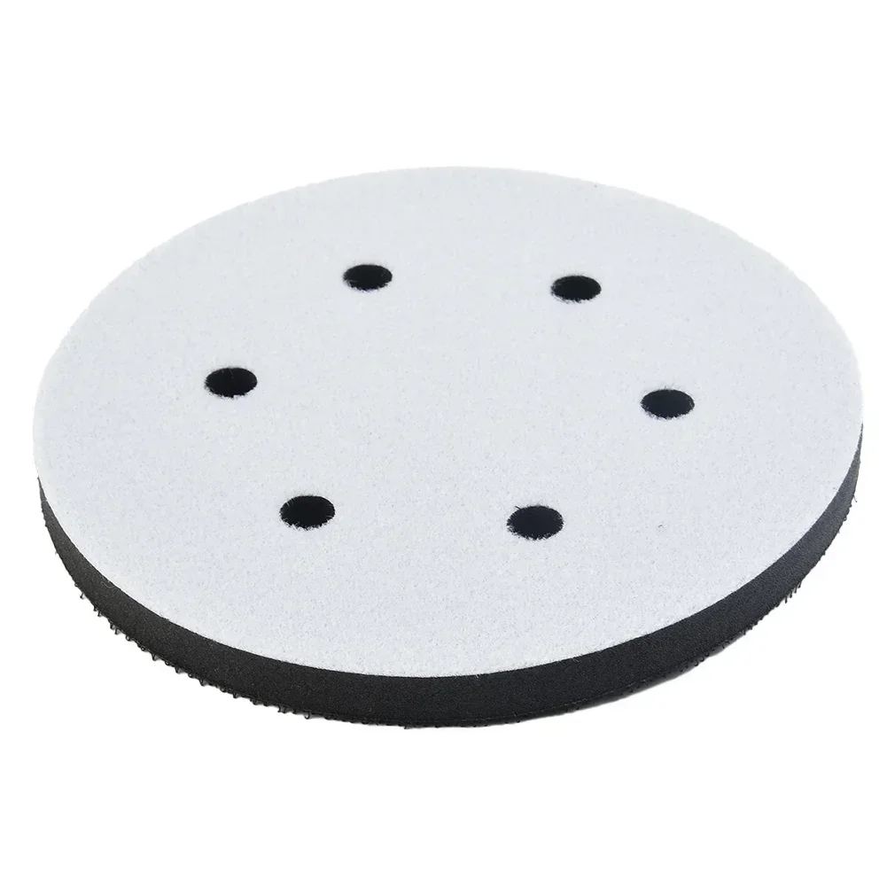 6inch 150mm 6-Hole Soft Spong Interface Pad Hook&Loop Buffer Sanding Disc Backing Pad Power Sander Polishing Grinding Tools