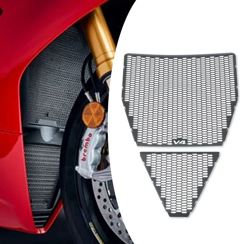

Motorcycle Accessories Radiator Guard Grille Cover Protector Fit For Panigale V4 PANIGALE V4S V4SP 2025-2026