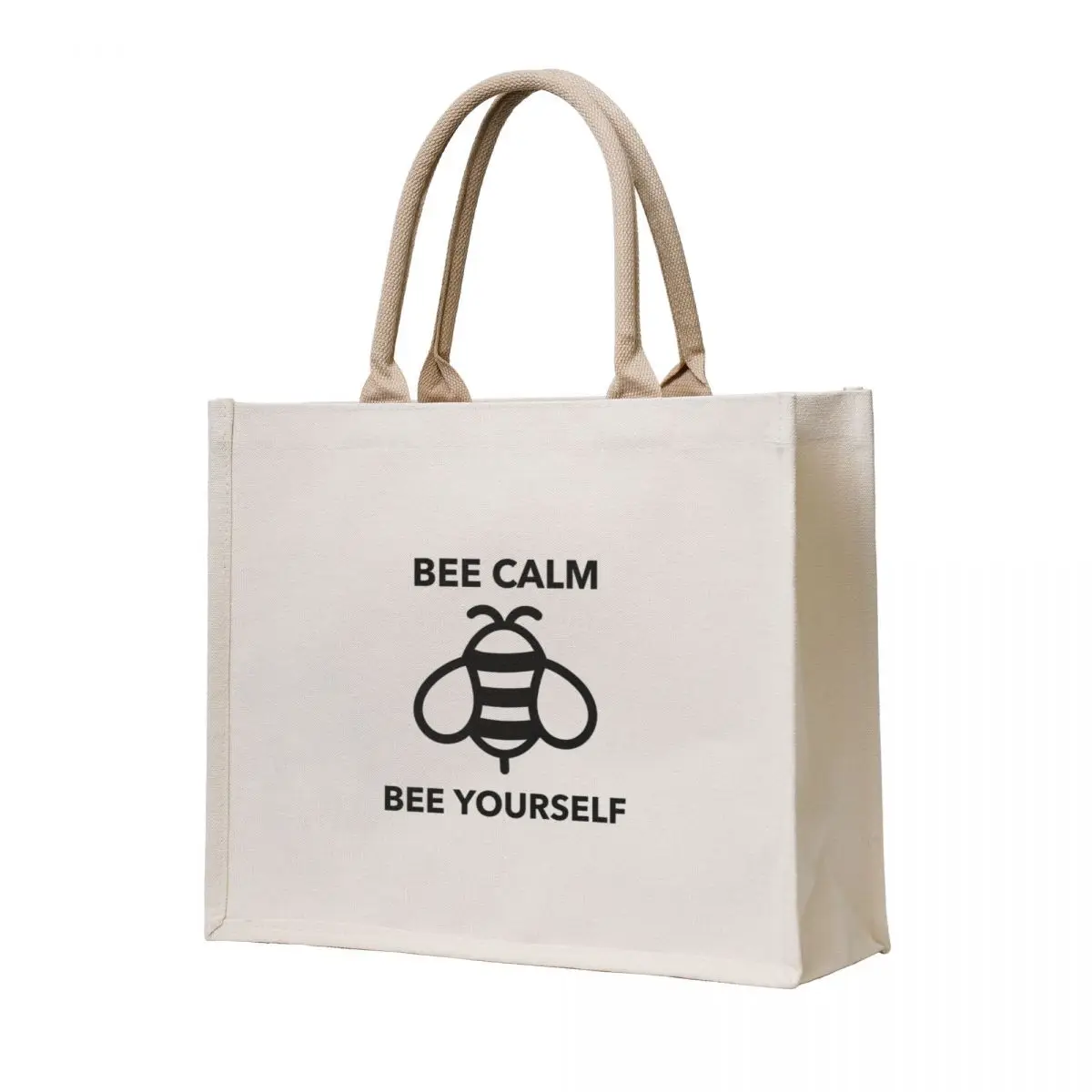 

BEE CALM BEE YOURSELF Tote Bag tote bag women tote bag screen Women's handbag Women's beach bags