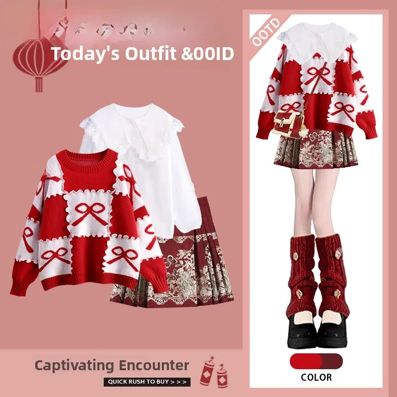 

Spring New Arrival plus Size Loose Casual irt Base Layer Tee Piece Set Slimming Top with ort Skirt Women's Faion Ense...