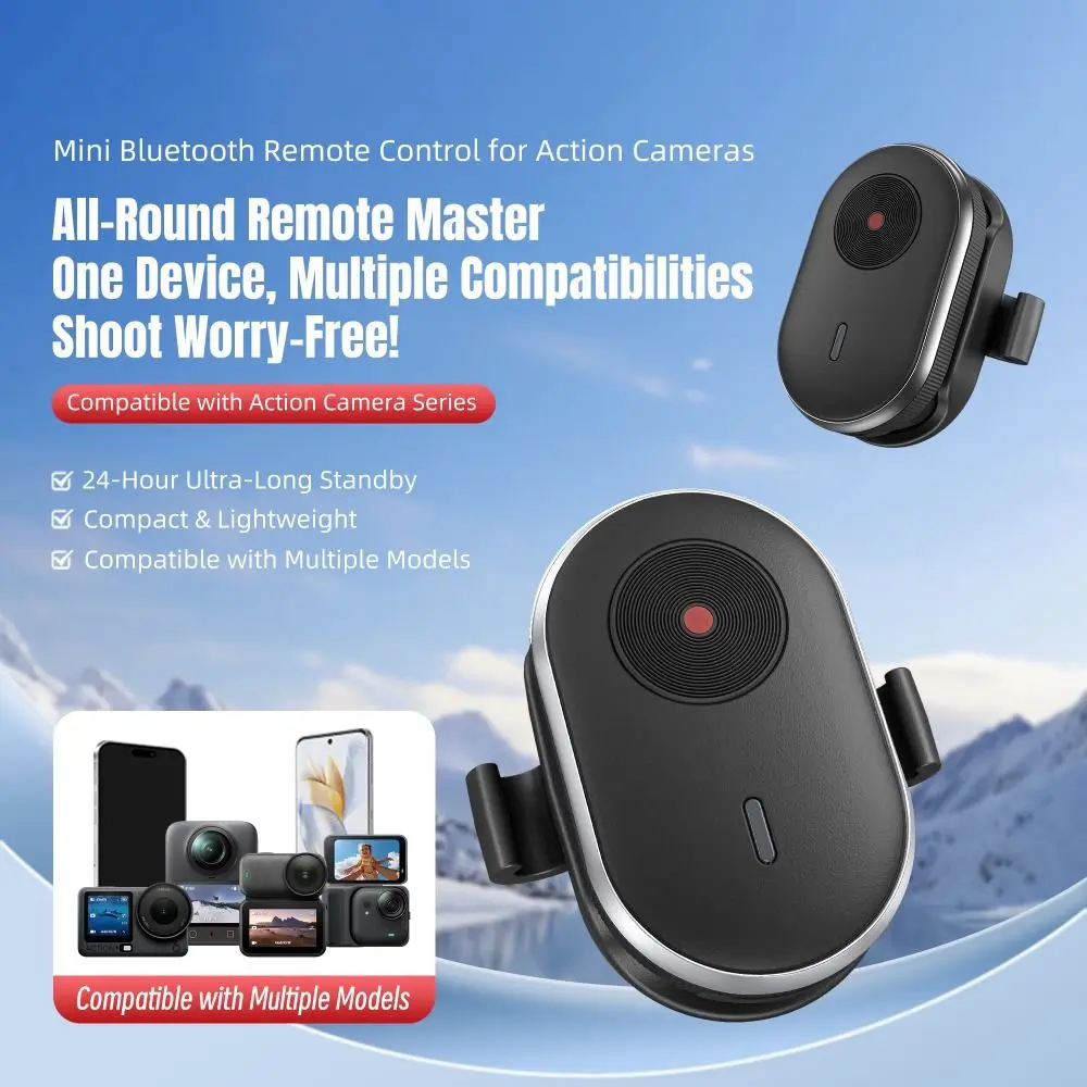 

Беспроводной пульт дистанционного управления Bluetooth 20 м для экшн-камер DJI Action 6/5/4/Osmo 360/Insta360