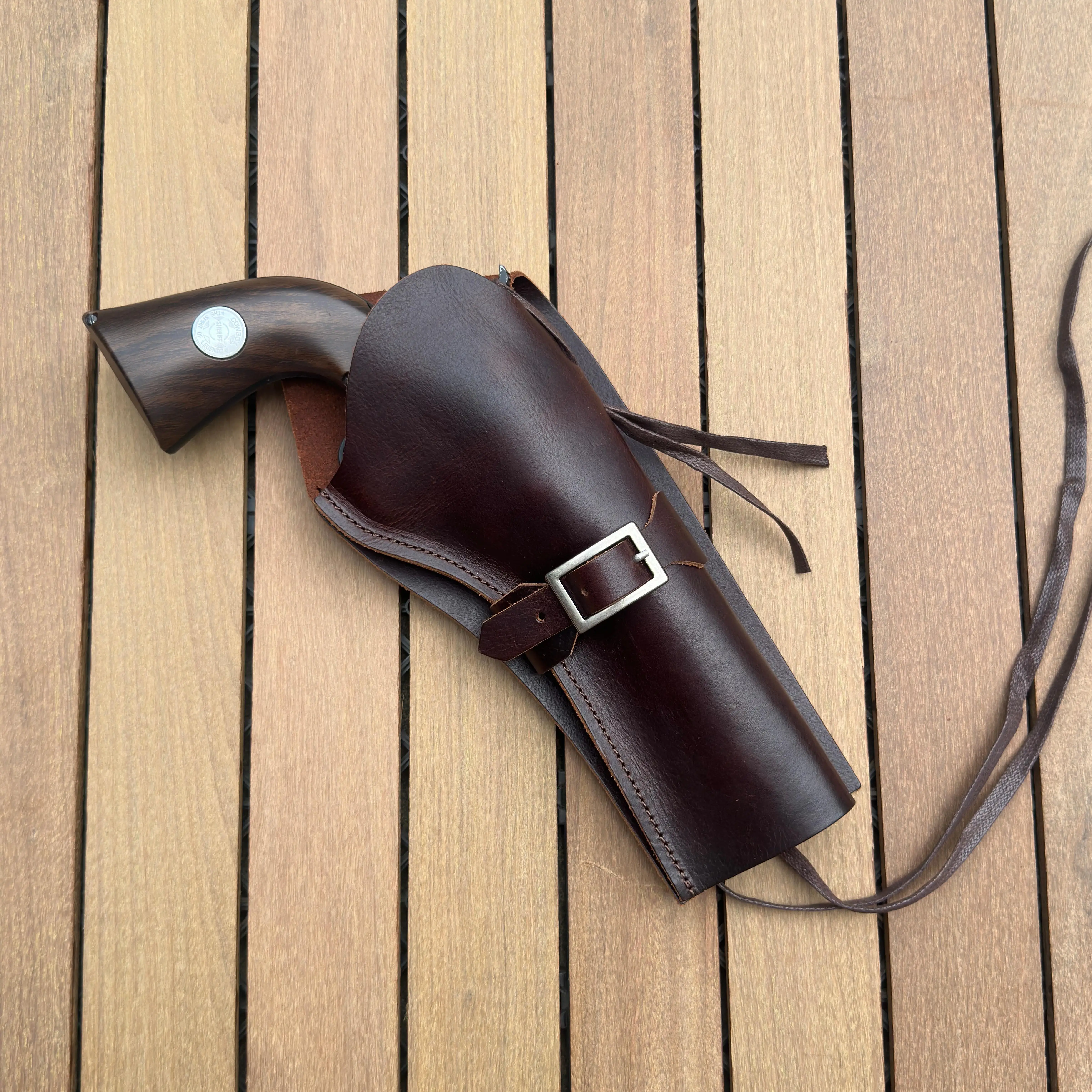 medieval steampunk cowboy retro style colt m1873 leather revolver handgun holster festival cosplay costume props accessories