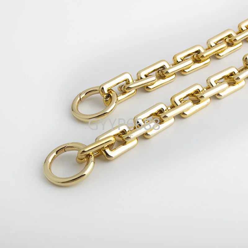 1-5 pieces 20*30mm Gold Resin Purse chain backpack strap bag accessories with spring ring