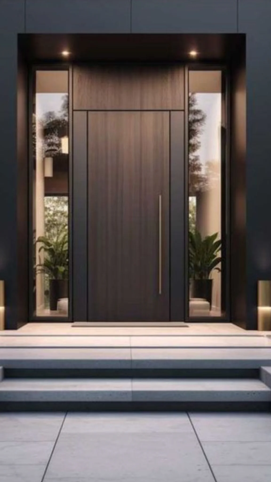 Suitable for The Entrance Front Door of A Villa Durable Aluminum Front Doors Windproof Rainproof High Quality Revolving Doors
