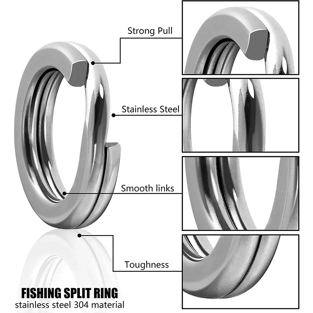 40 قطعة شفرات دوارة كولورادو مجموعة طعوم صيد السمك شفرات دوارة مضمنة حلقات سبليت دوارة يدور لحفارات العين الورقية لصيد الأسماك #4