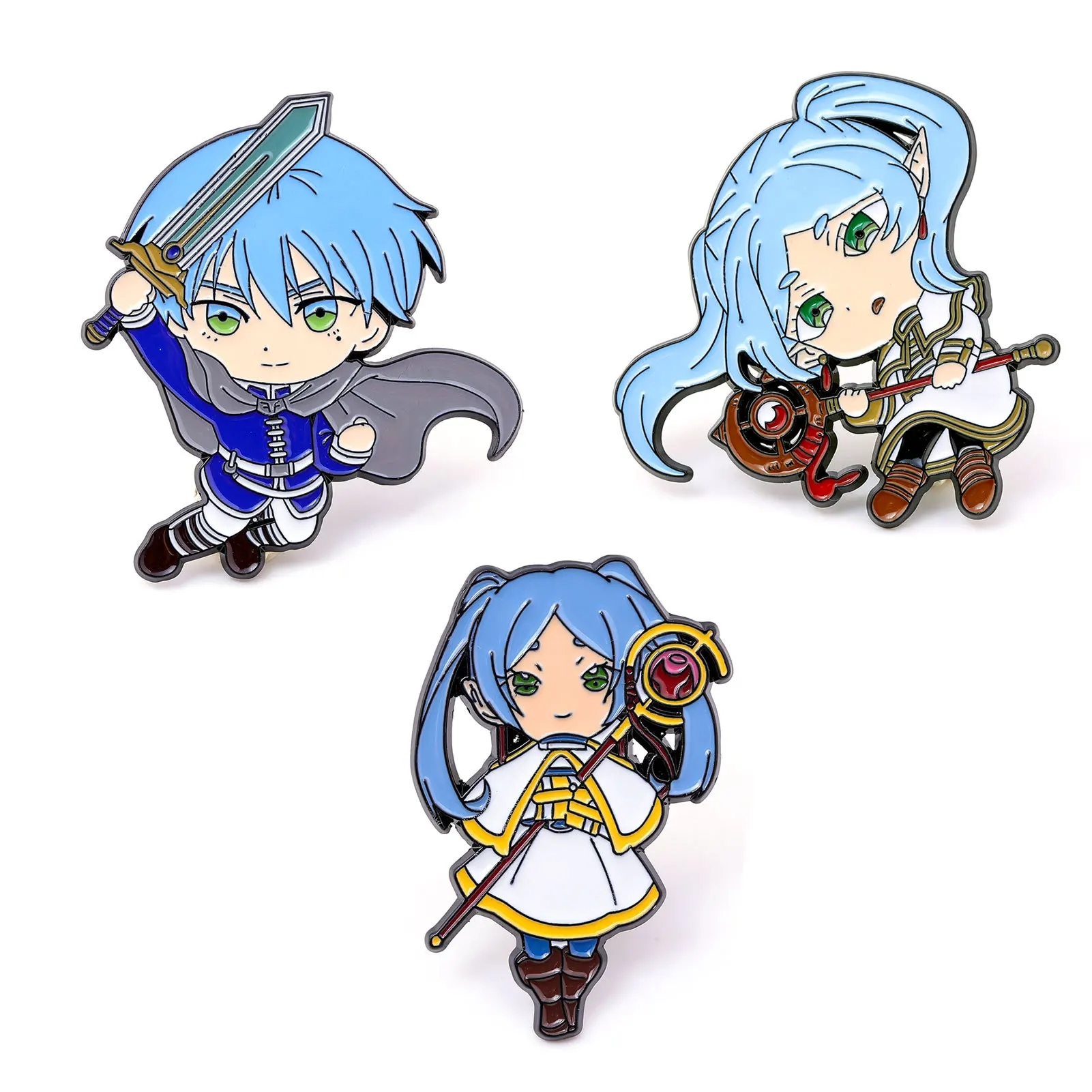 Japanese Anime Frieren: Beyond Journey's End Enamel Pins Brooches Anime Figure Frieren Badges For Fans Backpack Charm Jewelry