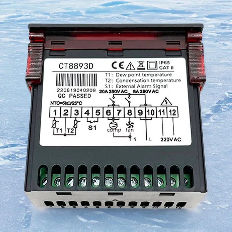 New cold dryer temperature controller CT8893U cold coal machine refrigeration antifreeze thermostat CT8893D air compressor