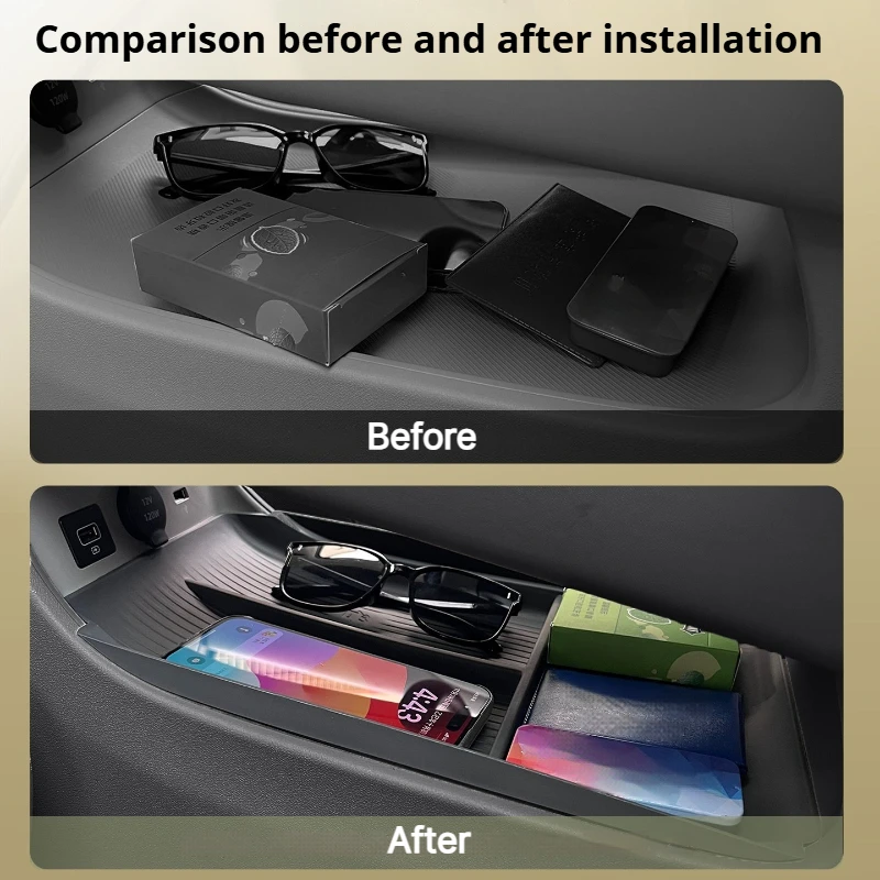 For Leapmotor B05 Lafa 5 2026 Lower Central Console Storage Box Organizer Car Interior Accessories
