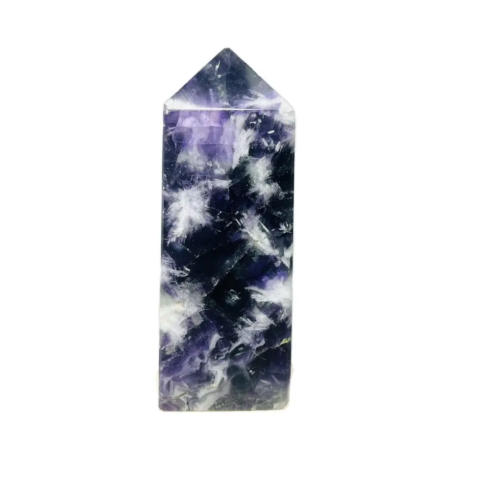 

Colorful Natural Fluorite Tower Rainbow Crystal Obelisk Home Room Spiritual Decoration Witchcraft Meditation Prayer Gem Healing