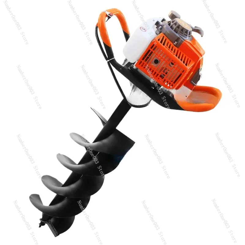 52cc/68CC/71cc 3.2kw High-Power Four-Stroke Hole Digger Gasoline Engine Drilling Rig