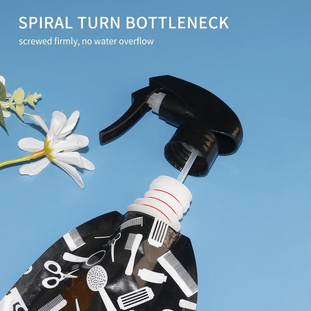 350ML Draagbare Opvouwbare Kapsel Spray Fles Hervulbare Mist Kappers Sproeier Kapper Salon Haar Styling Tools Watter Sproeier