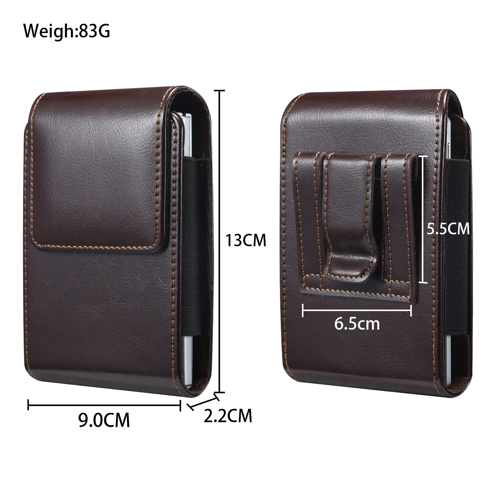 Phone Bag Pouch Genuine Leather Cover for Iphone Duo for Samsung Z Fold8 for Xiaomi Fold 8 Best Protection Case - view 3