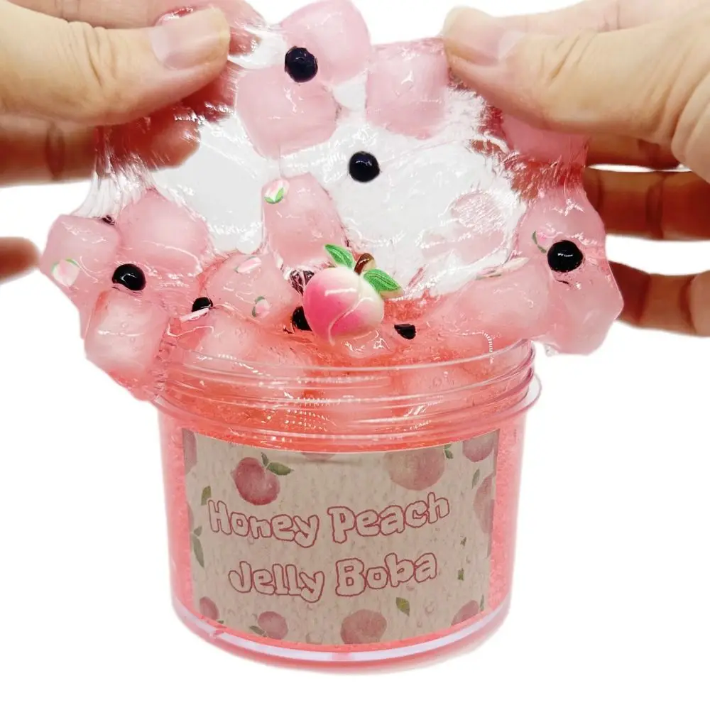 Kit di melma croccante di grande capacità da 70/300 ml Set di melma di cristallo prefabbricato Set di melma di cubetto di gelatina super morbido e non appiccicoso Regali per bomboniere