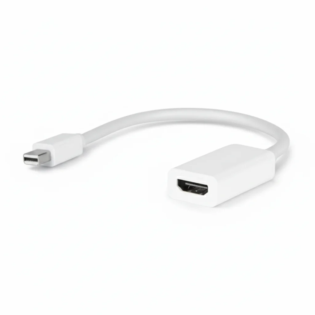 

Rocstor Y10A224-W1 Премиум 8-дюймовый кабель-адаптер Mini DisplayPort к HDMI — 1 штекер Mini DisplayPort — 1 гнездо HDMI — 4K на