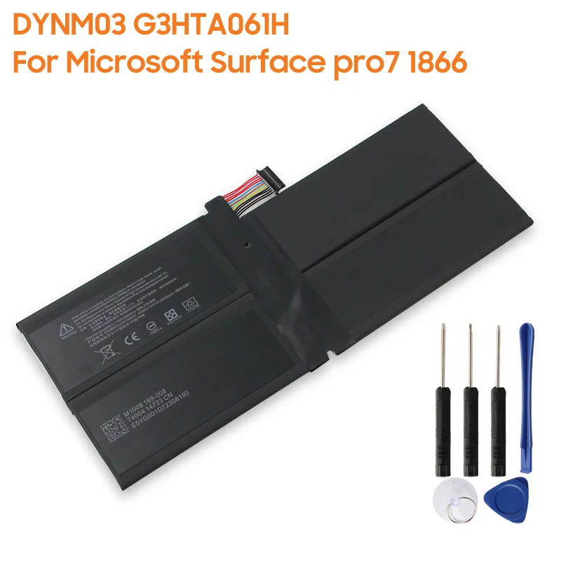 

Сменный аккумулятор DYNM03 G3HTA061H для Microsoft Surface Pro7 Pro 7 1866, перезаряжаемые батареи 5702 мАч