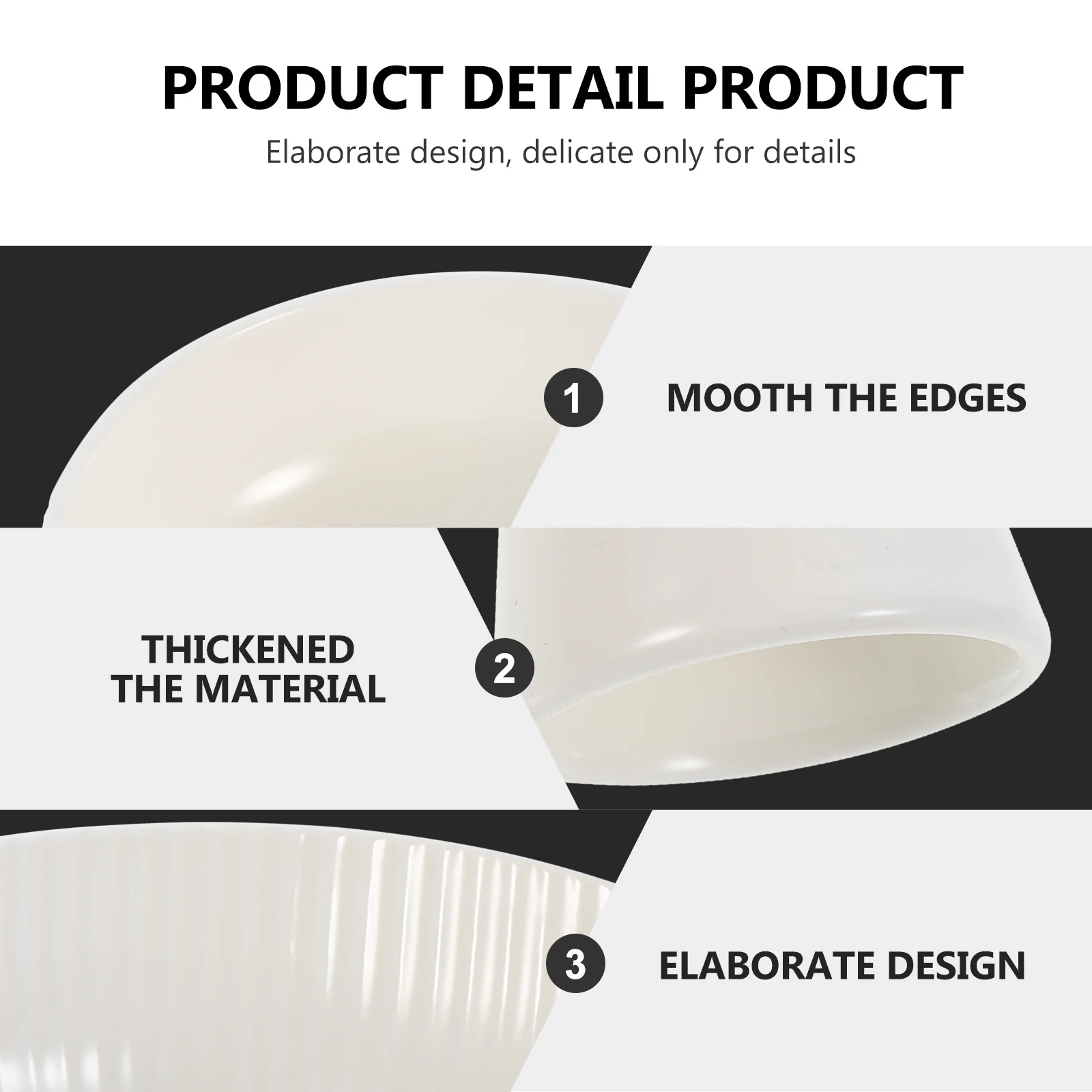 

Ceramic Dessert Bowl Ice Cream Cup Smooth Rim Meticulous Craftsmanship Ideal for Special Occasions Ice Cream Cup