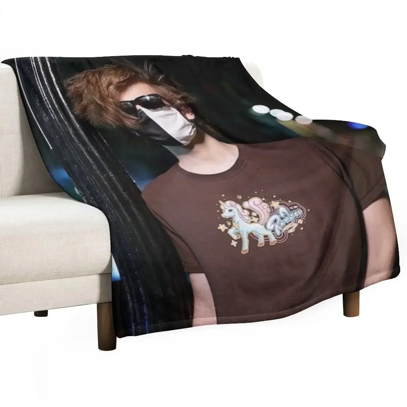 

Ranboo my beloved Throw Blanket Spring Fall Cozy Throw Blanket for Couch