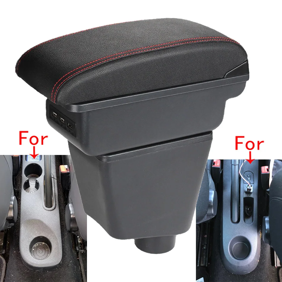 For Renault Clio 4 Armrest For Renault Captur Clio 3 III IV Car Armrest Box Accessorie Storage Parts Dedicated Interior Retrofit