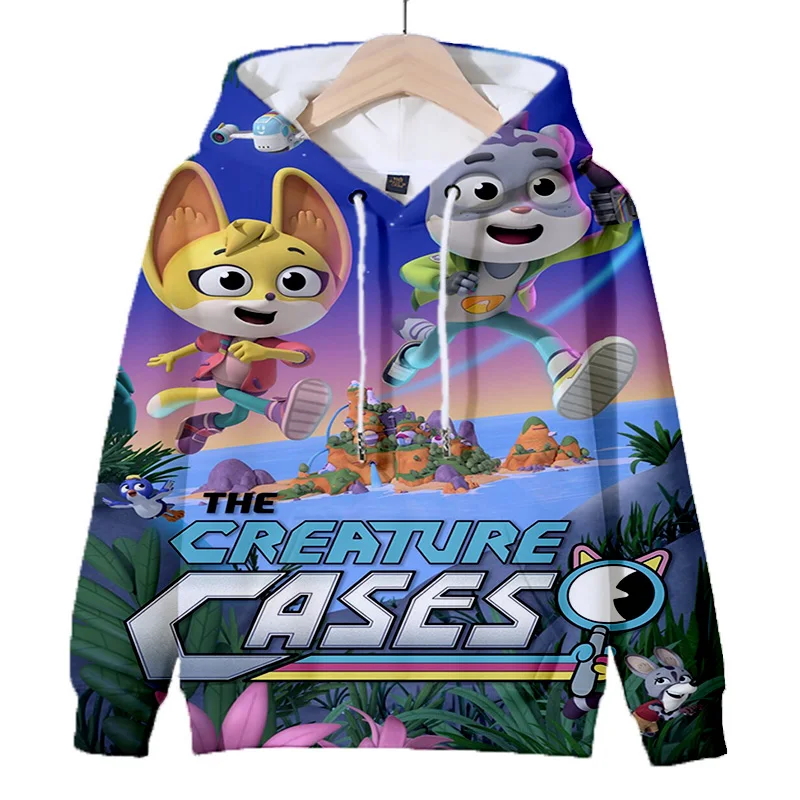 2XS -4XLSize Creature Cases Casual Hoodies Summer Autumn Sunshade Clothes Hooded Teen Hip Hop Hoodie Fashion Sweatshirt Pullover