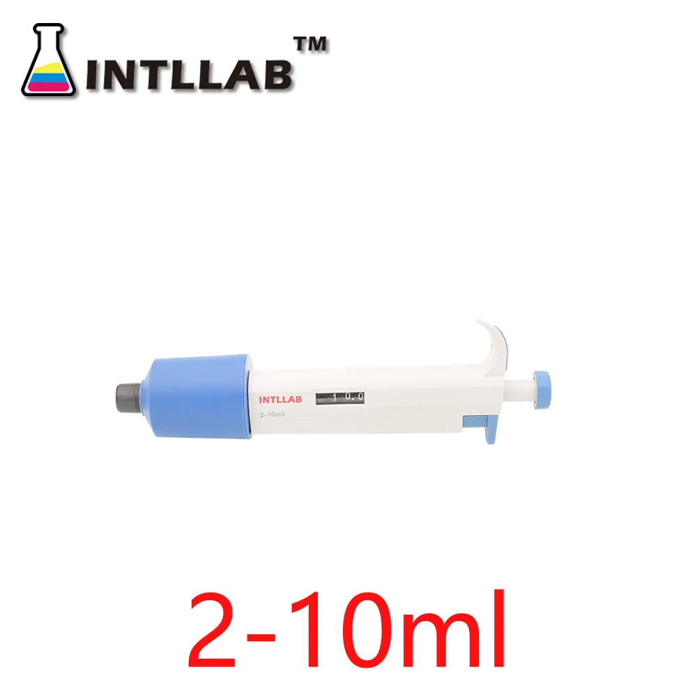 100–1000 ul MicroPipette Gun Lab Einkanal-Pipette, Pipette mit einstellbarem Volumen und Spitzen