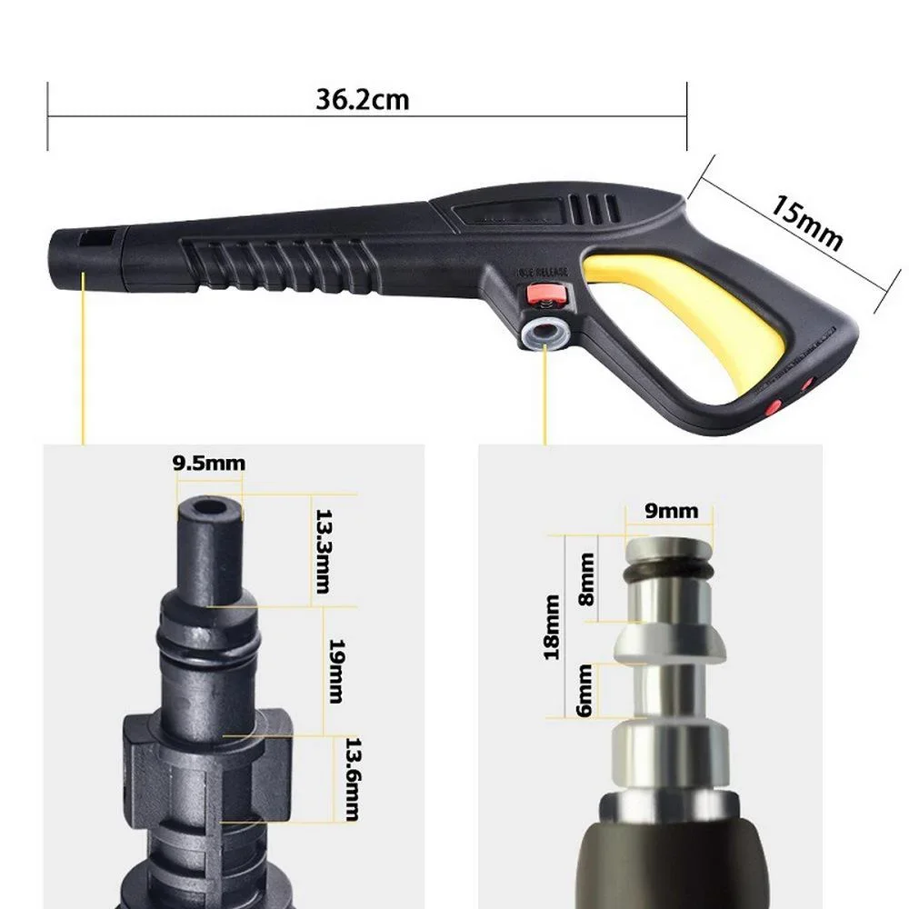 Conector de manguera de extensión de pistola de lavadora de alta presión para limpieza Lavor, lanza de pulverización de agua, boquilla de varilla de pistola de repuesto