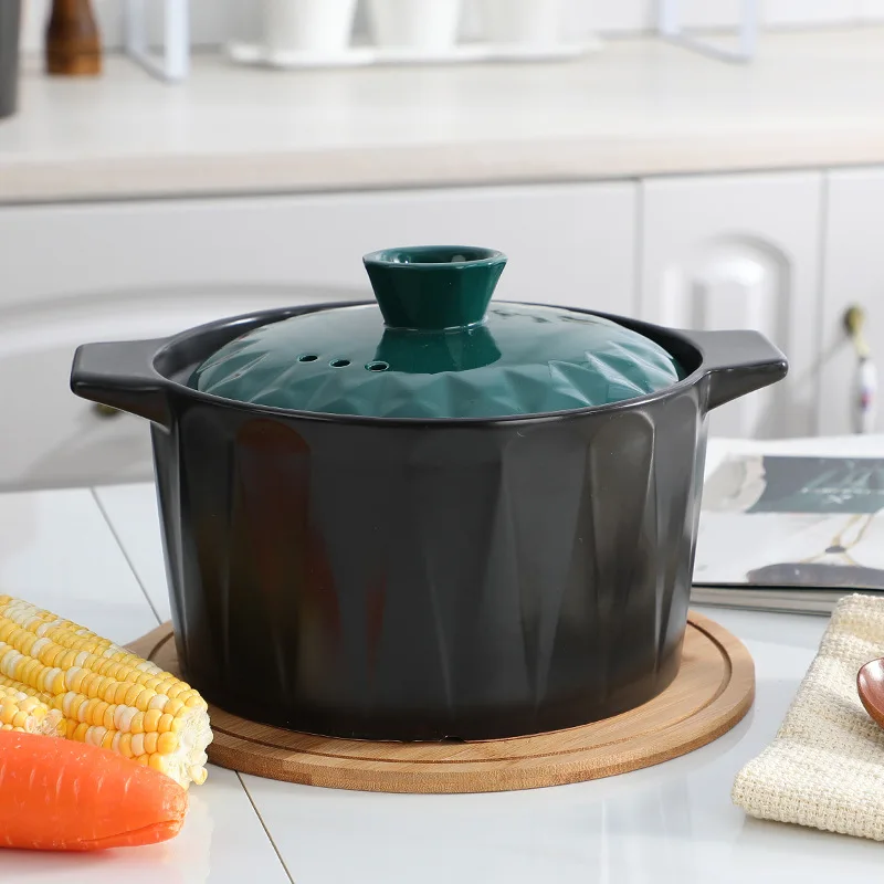 Breathing Material Casserole Soup Non-stick Pot Household Gas Large Capacity Large Gas Special Small Ceramic Pot With Lid