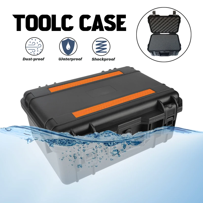 Imagem -02 - Impermeável Protetora Tool Box Hard Carry Tool Case Bolsa de Armazenamento Equipamento Instrumento Organizador Mala ao ar Livre