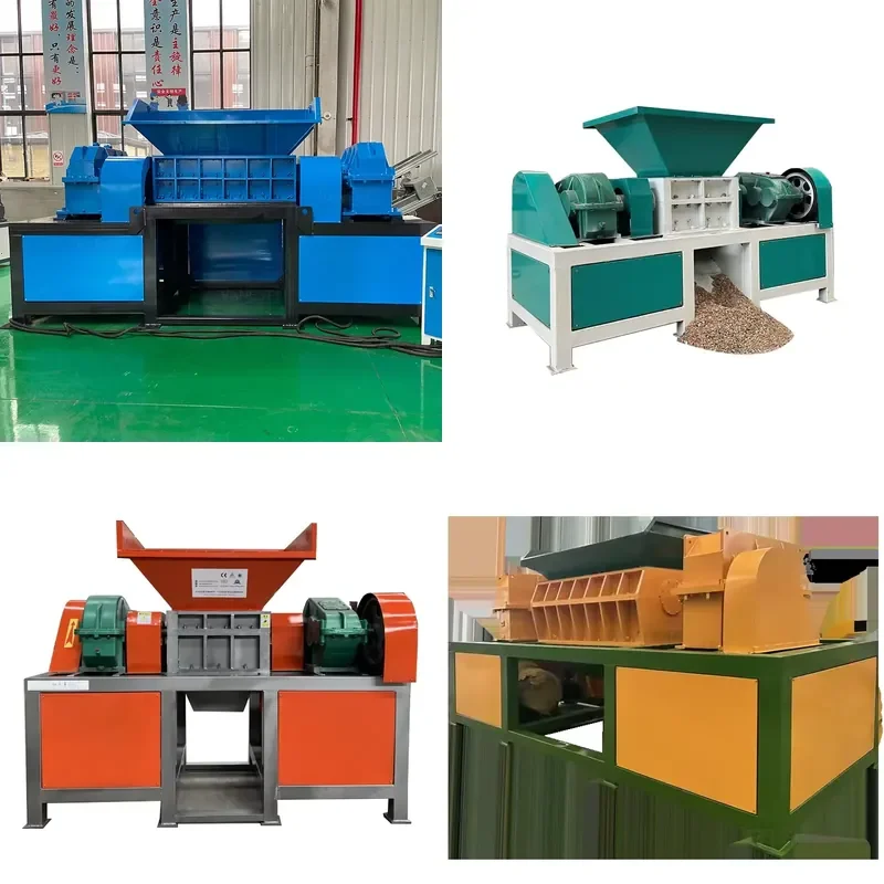 Granuladora de cable de cobre VANEST Heavy Multiple Purpose E-waste Industrial Plastic Double Shaft Tire Shredder Scrap