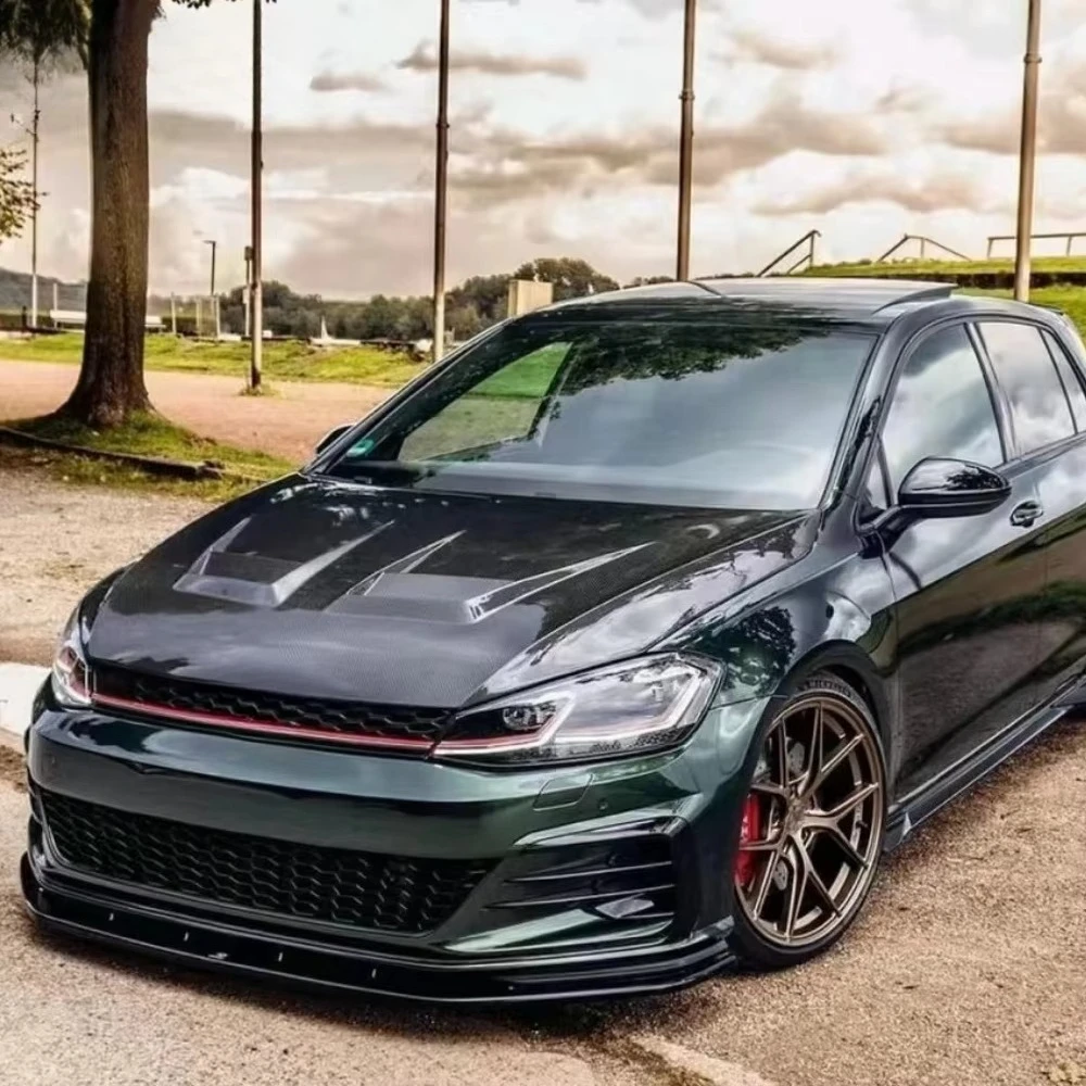 

STLF High Quality Carbon Fiber Engine Hood for Volkswagens Golf GTI 7.5 R Line MK7 7.5