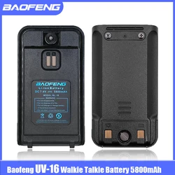 BAOFENG UV-16 Walkie Talkie Battery High Capacity Li-ion Battery BL-16 Compatible With UV16 UV-16Plus UV-16Pro UV-16S UV-16Max