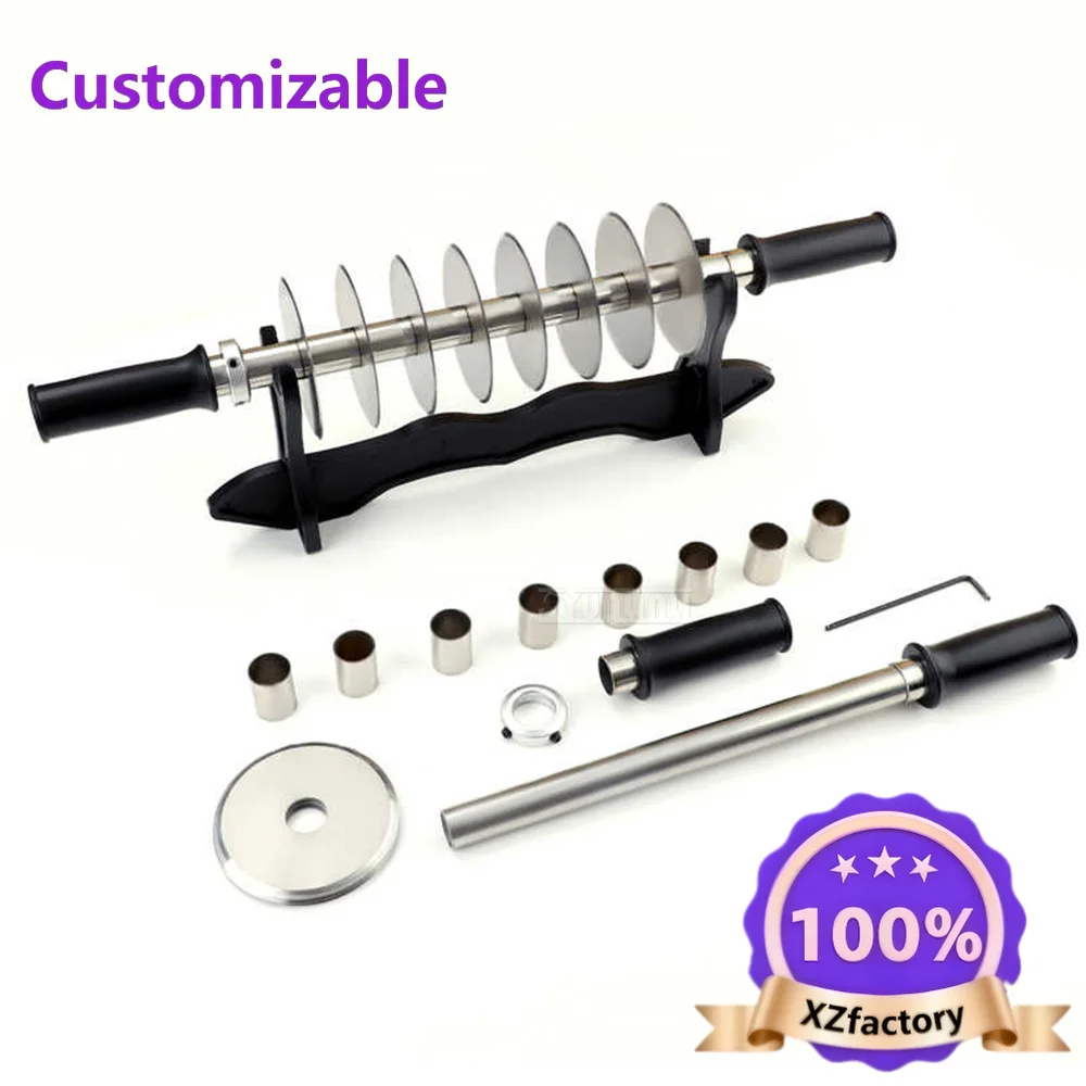 Factory Direct 2026 Top Stainless Steel Roller Cutter Multi-Cutter for Deep-Fried Dough Sticks Round Dough Cutting Tool Kitchen