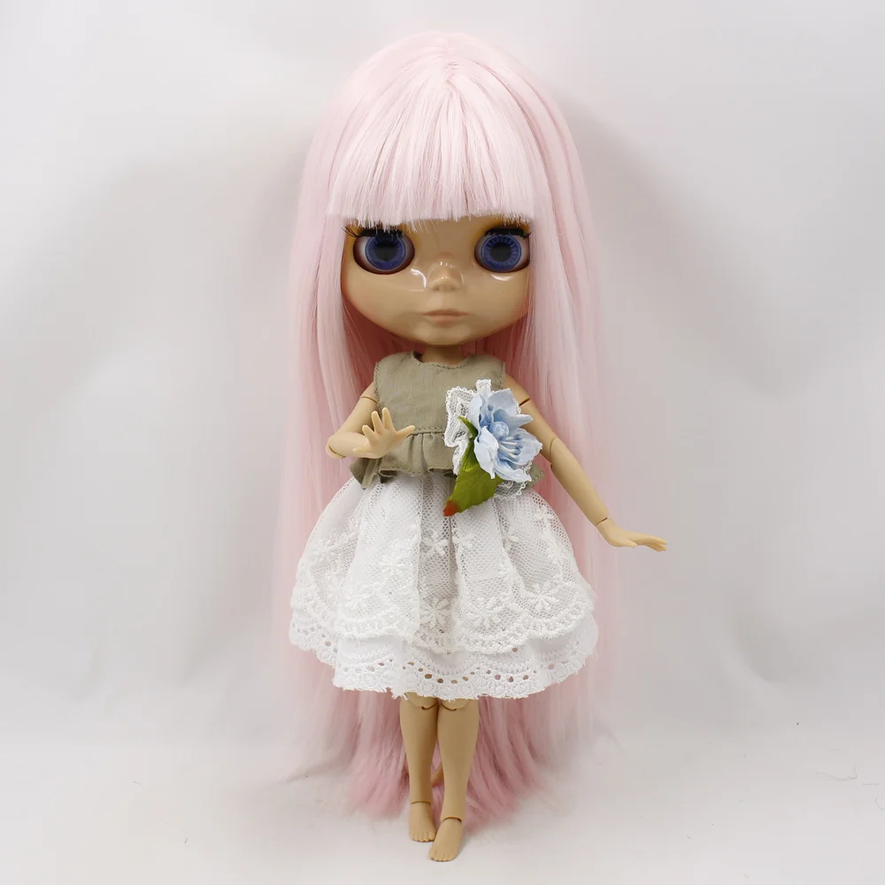 ICY DBS-Muñeca Blyth de tono de piel rosa claro, pelo liso y suave, cuerpo Azone, 1/6, 30cm, 280BL1096, fortune days