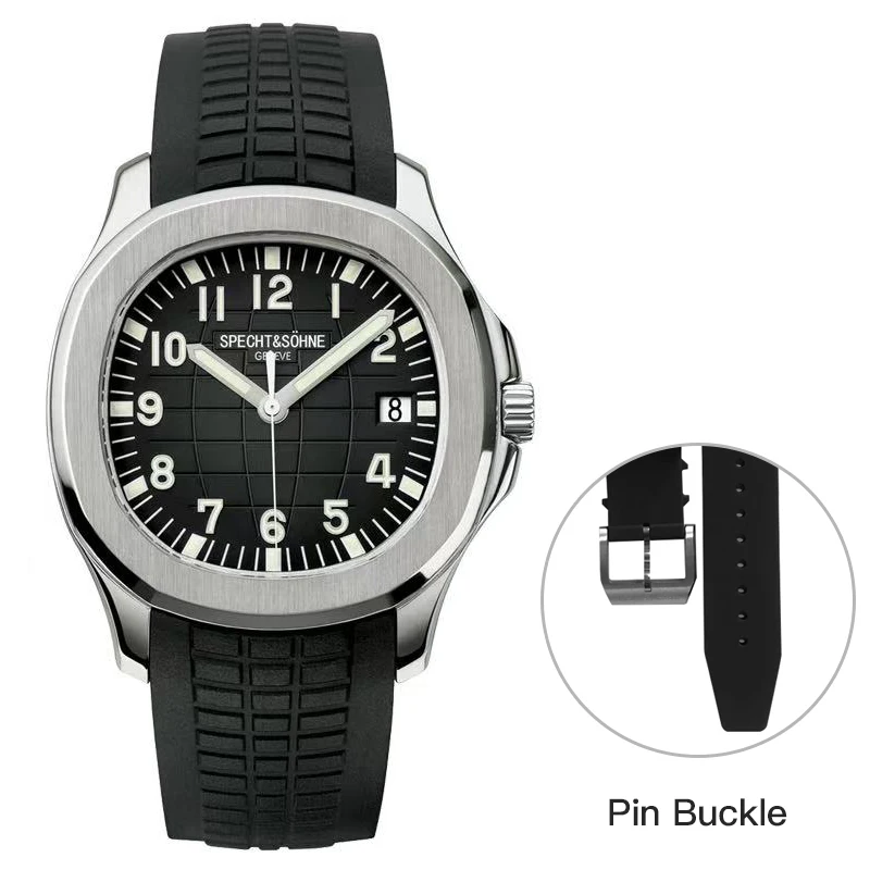 2025 New Arrival Mens Watches Top Brand Luxury Automatic Mechanical Watches Rubber Strap Stainless Steel Watch Relogio Masculino