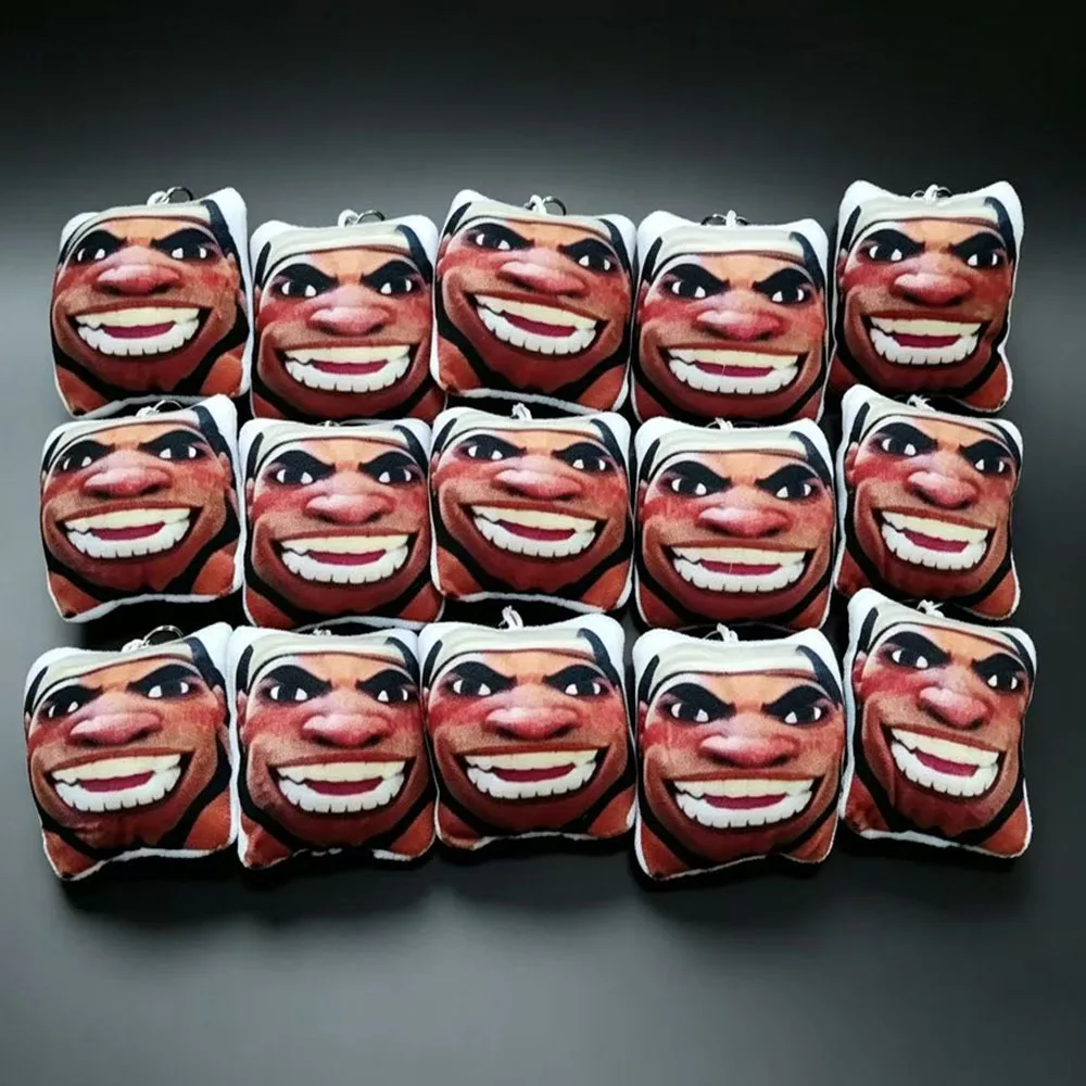 Fans Funny Keychain Pressing Can Make Sound Overwatch 2 Hero Maugaloa Malosi Mauga‌ Pendent Bag Decor