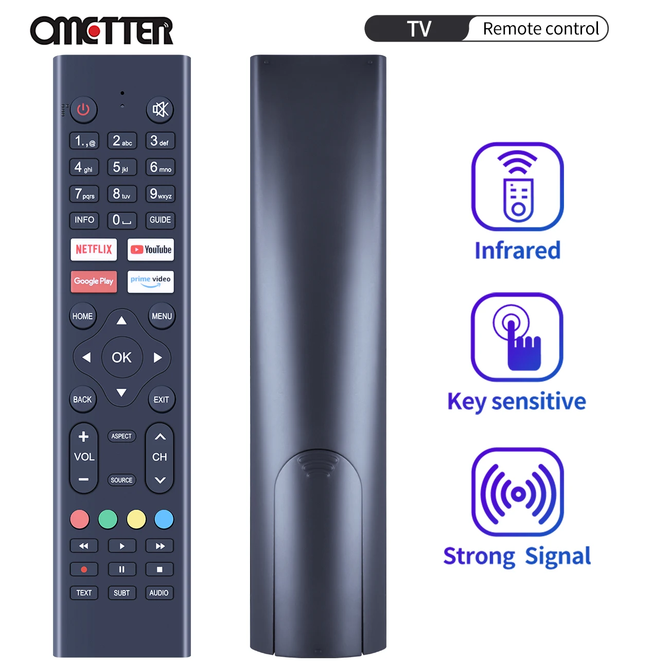 New REMOTE CONTROL FOR OK.ODL 40760FN-TAB .ODL 24760HN-TAB.ODL 32771HN-TAB .ODL 40761FN-TAB SMART TV