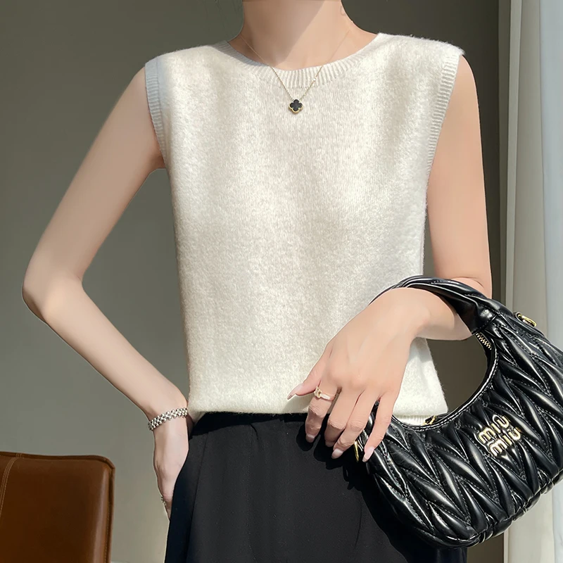 

Женский осенне-летний облегающий свитер, однотонный джемпер с коротким рукавом, весна-осень 2024