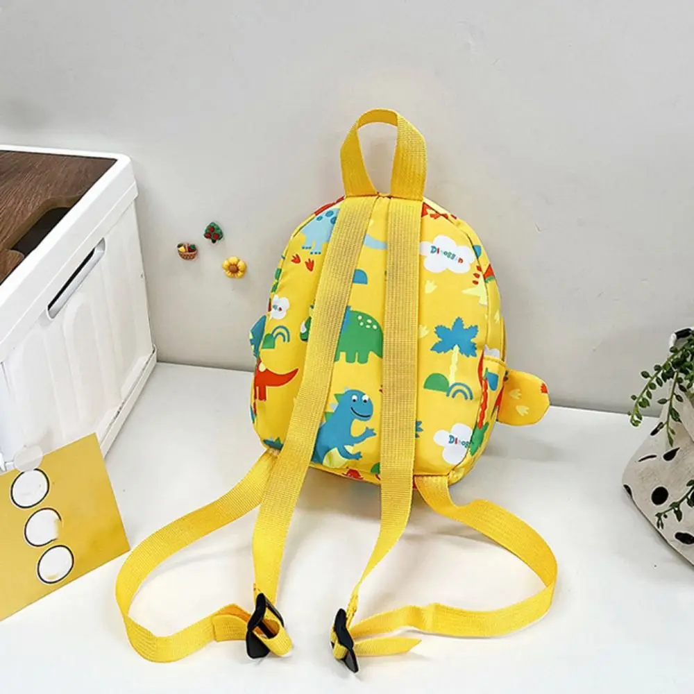 Mochila de dinosaurio Y2K para bebé, bonita mochila ajustable para guardería, mochilas escolares de nailon de dibujos animados para niños, guardería