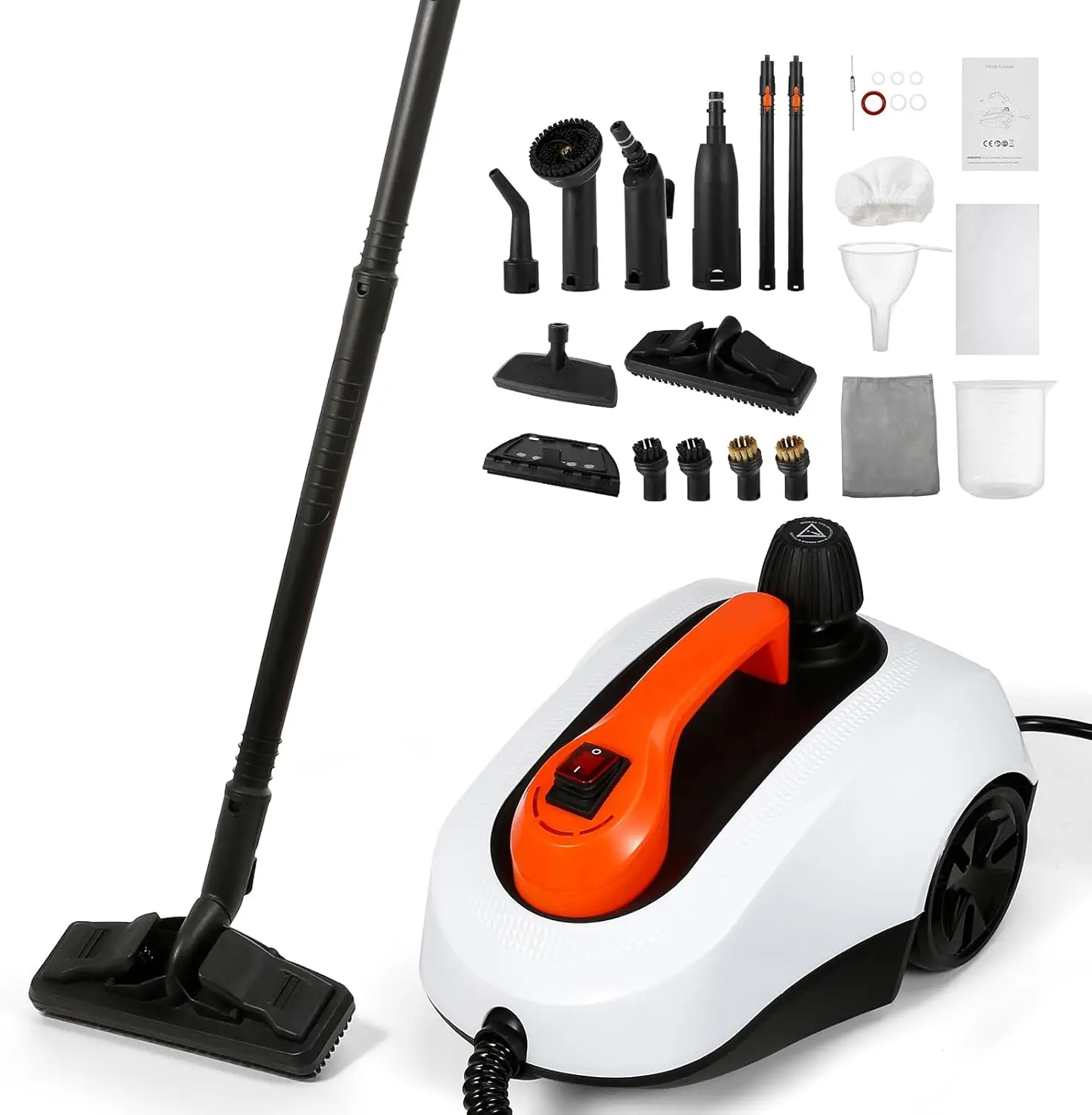 

Steam Cleaner 1800W Steamer for Cleaning 5 Bar Steamer Cleaner for Car Detailing 320°F High Temperature High Pressure Steamer