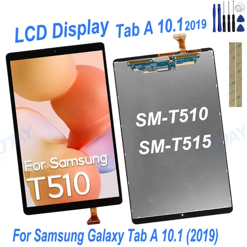 Oryginalny wyświetlacz LCD tabletu ekran dotykowy wymiana Digitizer dla Samsung Galaxy Tab A 10.1 2019 T510 Wi-Fi T515 LTE