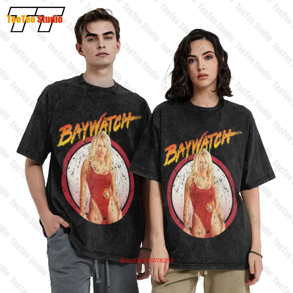 Baywatch Pamela Anderson Parker salvavidas ropa estética camiseta 7EJG