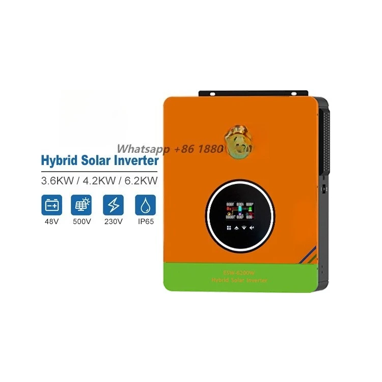 6.2kw Hybrid Inverter Solar 3.6kw Single Phase Grid Tied Off Grid Solar Inverter for Energy Storage System
