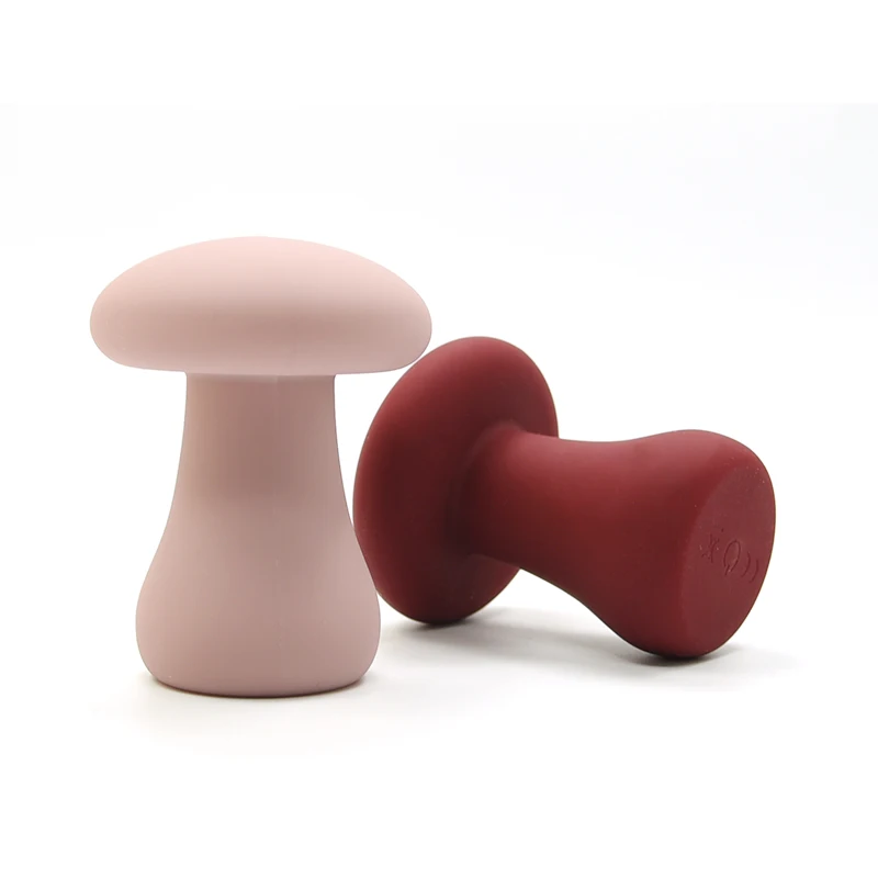 Wosilicone Mushroom Shape Vibrator Sex Toys Portable Clitoris Nipple Stimulation Massager Sex Toys for Woman