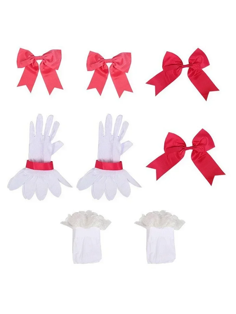 Kaname Madoka Cosplay Costume Wig Anime Puella Magi Madoka Magica Pink Ball Dress Halloween Party Uniform Outfit for Women Girl view 5