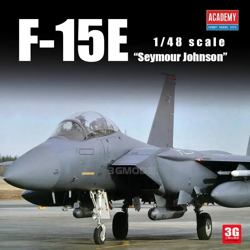 Academy 12295 1/48 USAF F-15E `Seymour Johnson` (Plastic model)