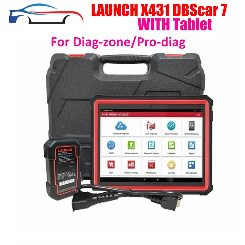 X431 DBScar VII VCI DBScar 7 Bluetooth Connector Support CANFD DOIP Protocols Work with Launch X431 Tablet Auto Diagnostic Tool