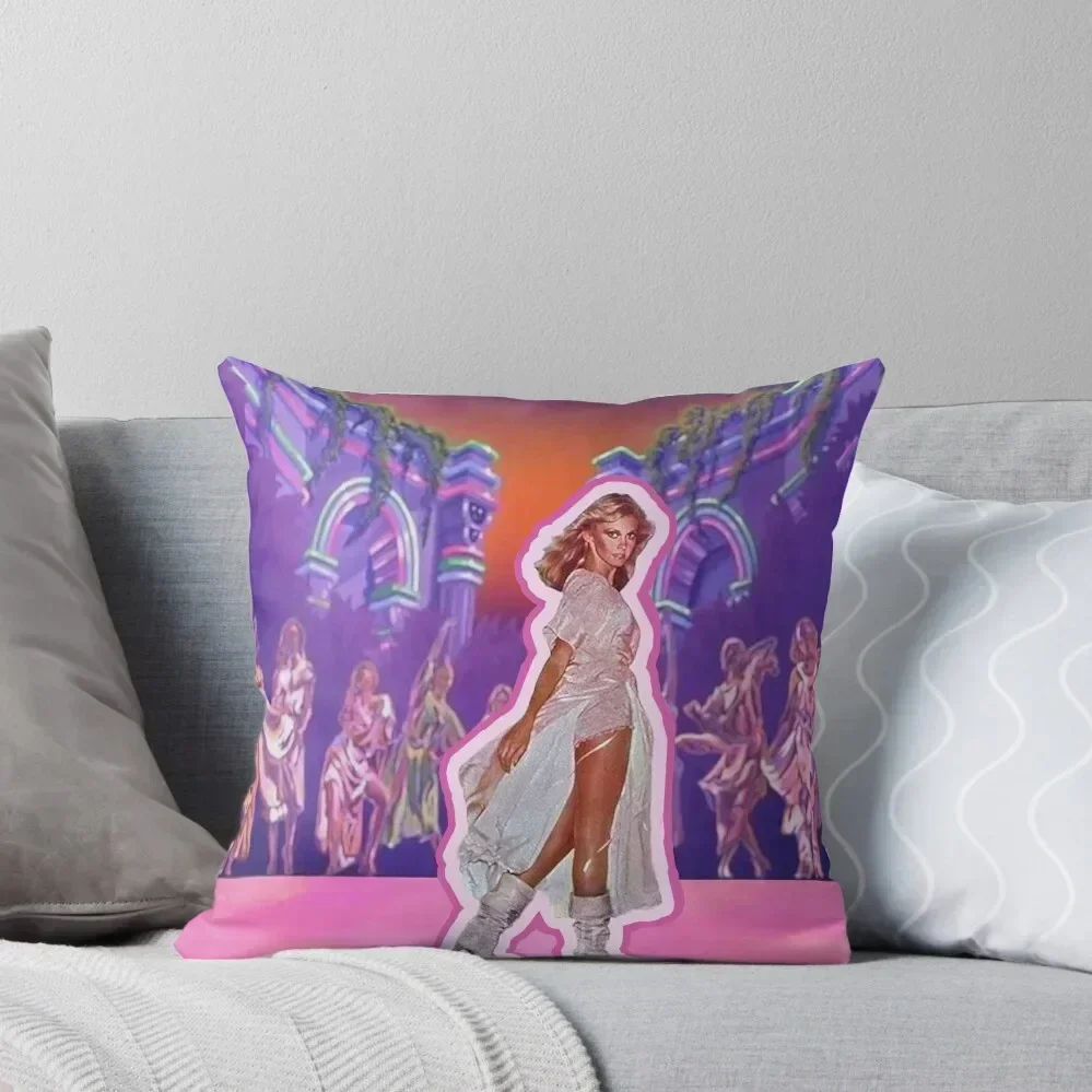 My Childhood Dream of Being a Xanadu Roller Skating Muse Throw Pillow Couch Cushions Covers For Sofas Pillow Case pillow