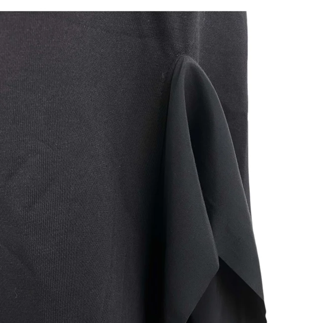 تنورة ميدي قطنية عالية الخصر من Ele مرقعة للتخسيس غير متناظرة تنورة نسائية جديدة ملونة لموسم الربيع