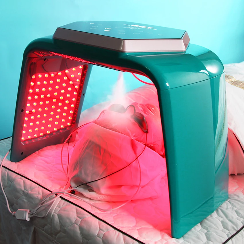 Kleurtherapie gezicht SPA Huidverjonging Pdt Led lichttherapie schoonheidssalon machine gezichtsmasker met stromen