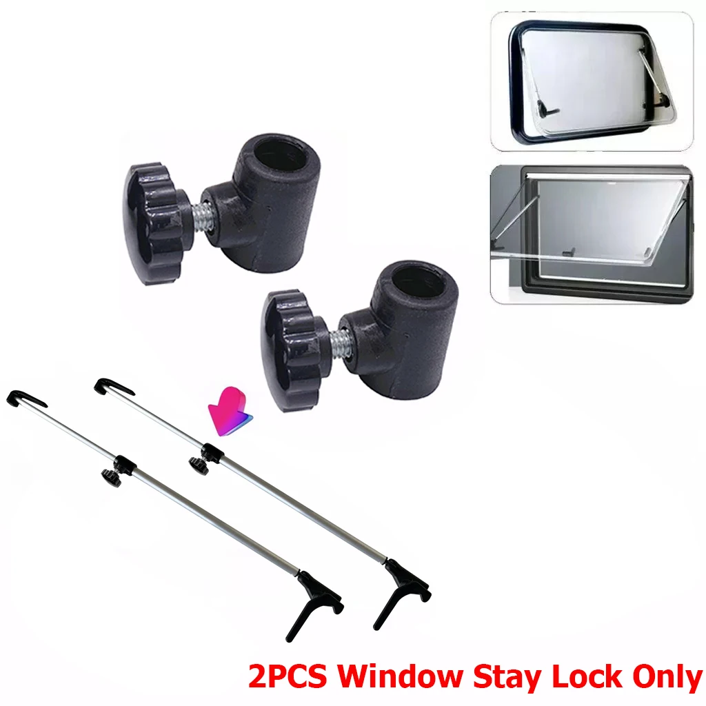 

2/5PCS Black Polyplastic Window Stay Lock Knob For Caravan Window Telescopic Rod Limit Knob Replacement Motorhome Accessories
